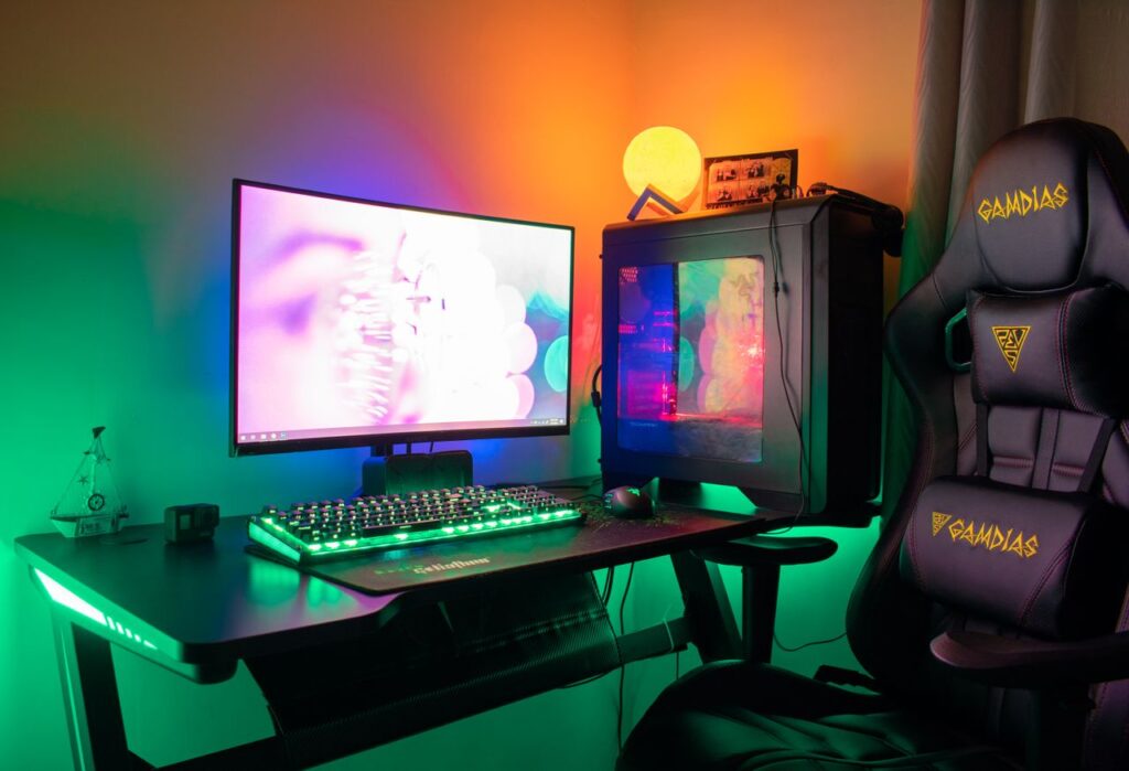 CPU and Monitor